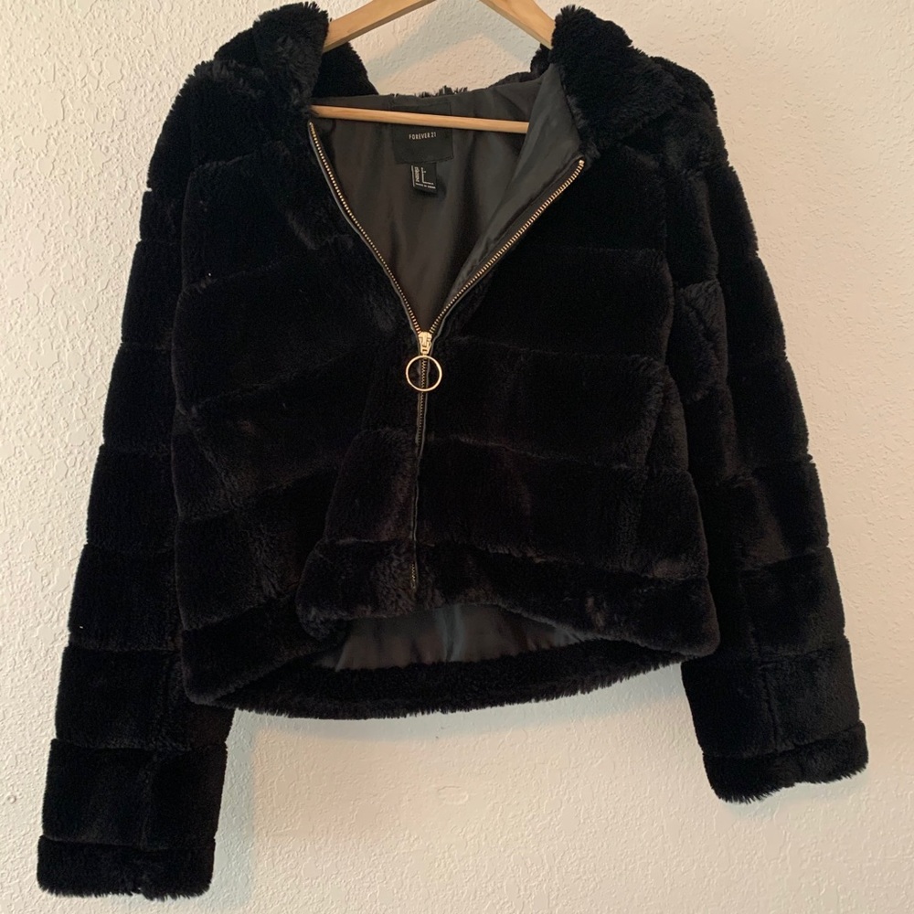 Black Fur coat